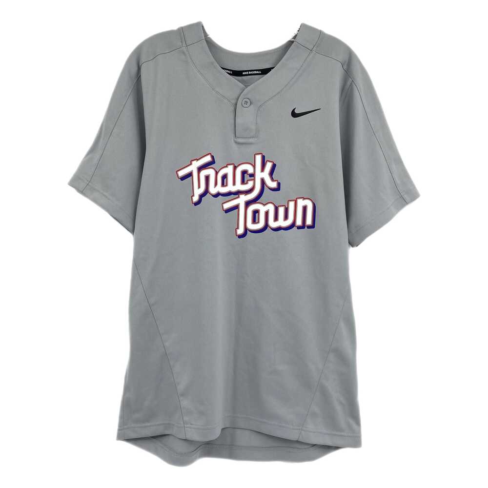 Nike Gray Track Town Baseball Jersey | Size L